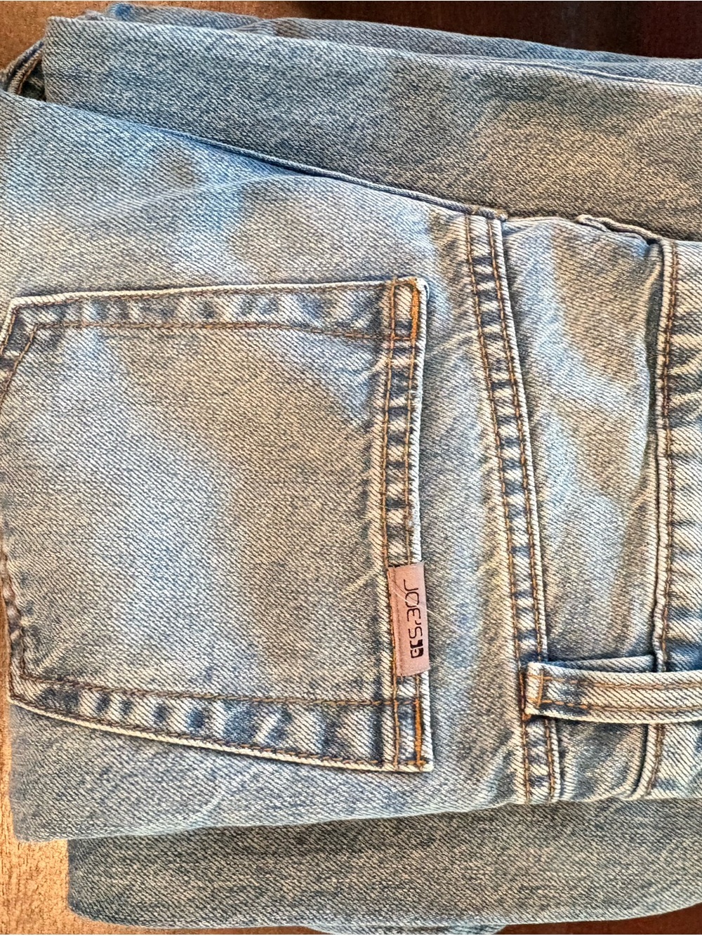 Joe's Jeans Light Blue Low Rise Wide Leg Denim